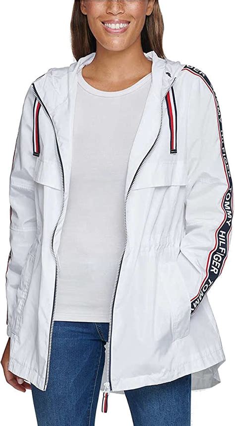 chaqueta de yate tommy hilfiger blanca